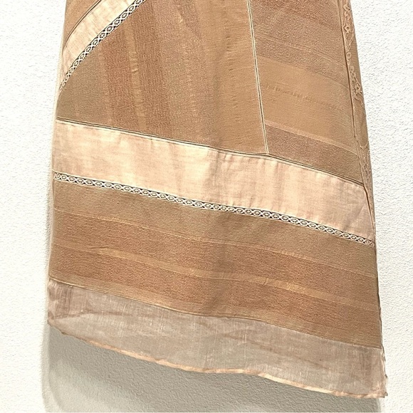 Collectiva Concepcion Woman Classy Peach Lace Dress Size 8 - Picture 4 of 16